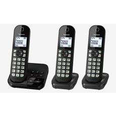 PANASONIC Bežični telefon KX-TGC463GB sa 3 slušalice i sekretaricom