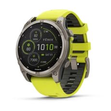 GARMIN Sat Fenix 8 47mm, Sapphire, SOLAR, žuta