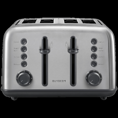 BUYDEEM 4 Slice Toaster, model DT640E, color Stainless Stell, EU