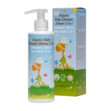 AZETABIO Organski bebi šampon/kupka 500 ml, 0+M (omega 3,6,9)