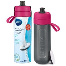 BRITA Flašica za filtriranje vode Fill&Go Active 0.6 L pink