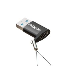 MOXOM Adapter USB3.0 Type C na USB-A MX-CB144, crna