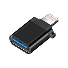 Adapter OTG Lightning na USB3.0 sa data transfer funkcijom, crna