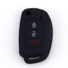 888 CAR ACCESSORIES Silikonska navlaka za ključeve crna Hyundai