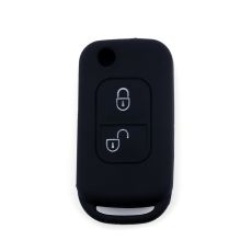 888 CAR ACCESSORIES Silikonska navlaka za ključeve crna Mercedes
