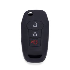 888 CAR ACCESSORIES Silikonska navlaka za ključeve crna Ford