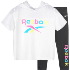 REEBOK trening set za velike devojčice, crno bela
