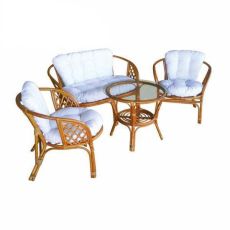 LEMON PLANET Baštenska garnitura Bahama Honey, braon/krem