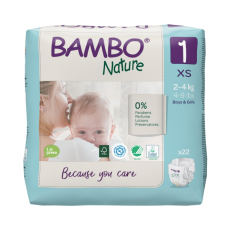 BAMBO NATURE Pelene Eco-Friendly 1 (2-4 kg) 22 komada