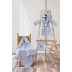 DEKOR DOM Bade mantil set CB BABY BATHROOM SET - BEAR