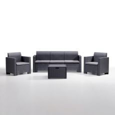 BICA Baštenska garnitura Nebraska 3, antracit