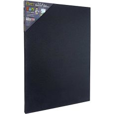NOVA COLOR Crno platno za slikanje 25x50cm