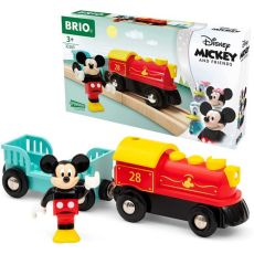 BRIO Mickey Mouse lokomotiva na baterije