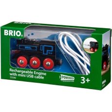 BRIO Punjiva lokomotiva sa mini USB kablom