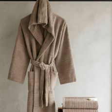 DEKOR DOM Bade mantil NATUR S/M - Beige
