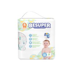 BESUPER Premium Pelene-Gaćice XXL (15+ kg) 18 kom