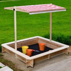 Dečiji pesčanik KINDER HOME sa podesivim krovom sa UV zaštitom