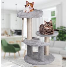 PET COMFORT Stub za grebanje za mačke sivi 40 × 40 × 62 cm