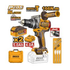 Akumulatorska udarna bušilica CIDLI201668E 20V 2x5,0Ah SUPER INGCO