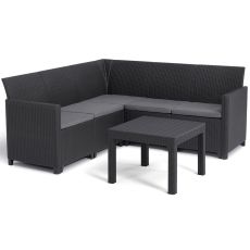 KETER Baštenska ugaona garnitura Marie, grafit