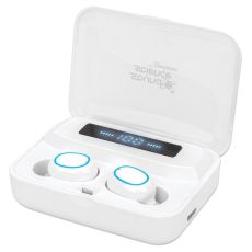 Slušalice TWS Manhattan 180399 Bluetooth 5.0 bele