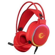 Slušalice žične gaming Rampage ROGUE RGB crvene 35132