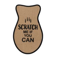 PET TOYS Grebalica za mačke – prostirka Scratch Me If U Can 50 × 30 cm