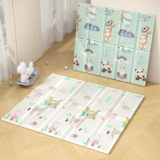 Baby Line Premium Collection Podloga za igru DEER + PANDA 180x200x1cm