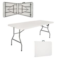 eHomeGarden Sklopivi sto 180 x 74 x 74 cm