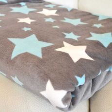 eHomeLiving Ćebe soft 140x200cm tirkiz Stars