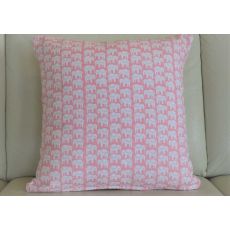 Jastučnica print Slonovi 40x40cm-pink