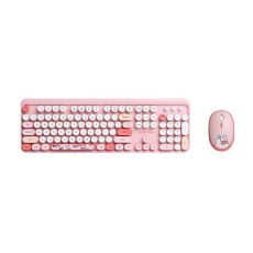 Combo mis i tastatura Coteci 84021 pink