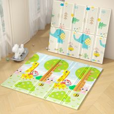 Baby Line Premium Collection Podloga za igru ELEPHANT + GIRAFFE 180x200x1cm