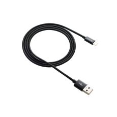 CANYON Kabl pleteni USB 2.0 na Lightning, 1m, crna
