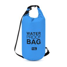Vodootporna torba Dry Bag 15L, svetlo plava