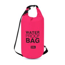 Vodootporna torba Dry Bag 20L, roze