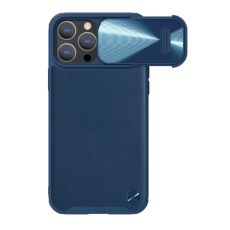 NILLKIN Maska Cam Shield Leather S za iPhone 14 Pro, plava