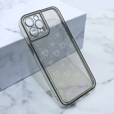 Futrola Heart za iPhone 12 Pro Max, srebrna