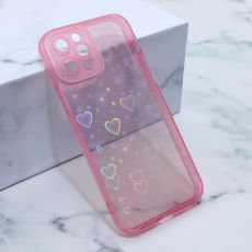 Futrola Heart Color za iPhone 12 Pro, roze