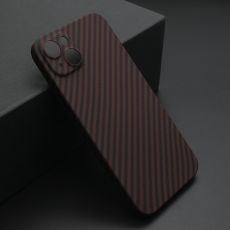 Futrola Carbon Stripes za iPhone 14 Plus bordo