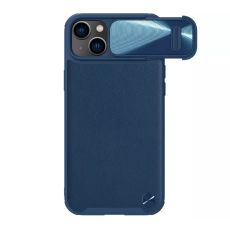 NILLKIN Maska Cam Shield Leather S za iPhone 14, plava