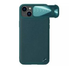 NILLKIN Maska Cam Shield Leather S za iPhone 14, zelena