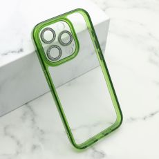 Futrola Diamond Lens za iPhone 15 Pro, zelena