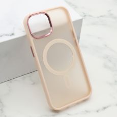 Futrola Silky Magsafe za iPhone 15, roze