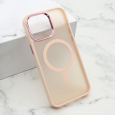 Futrola Silky Magsafe za iPhone 15 Pro Max, roze