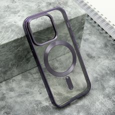 Futrola Clear Elegant Magsafe za iPhone 15 Pro, ljubičasta