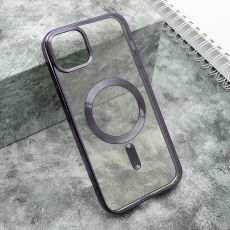 Futrola Clear Elegant Magsafe za iPhone 15 Plus, ljubičasta