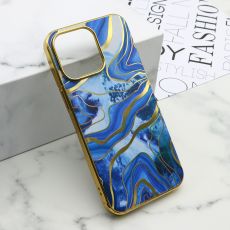 Futrola Marble za iPhone 15 Pro Max, plava