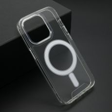 Futrola Silikonska Magnetic za iPhone 15 Pro, providna