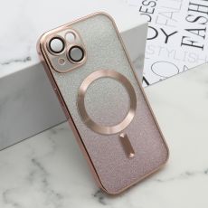 Futrola Glitter Magsafe za iPhone 15, roze